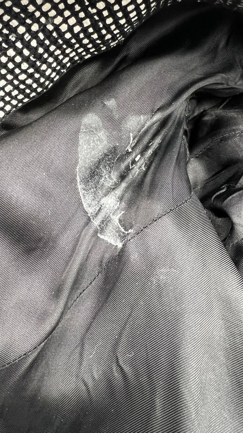 Blazer sfiancato a quadretti