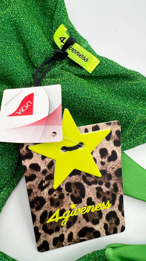 Costume lurex e cartellino