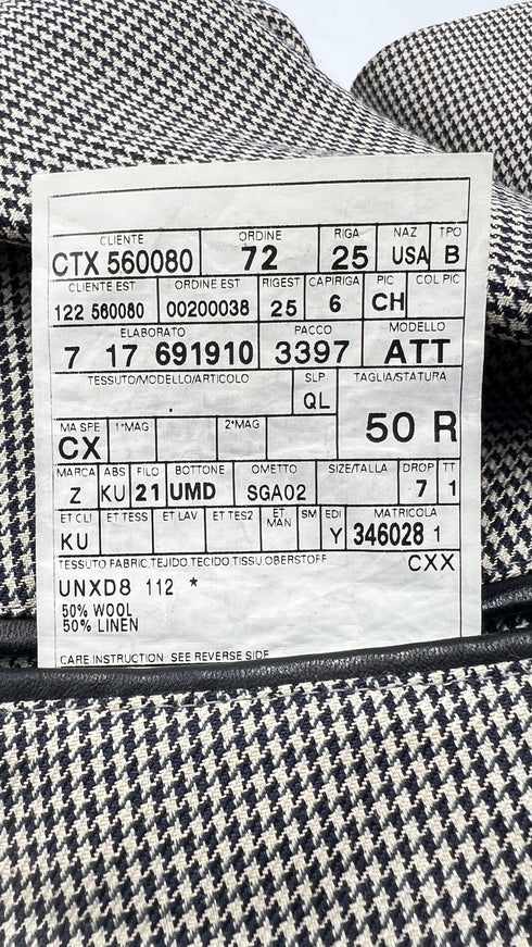 Blazer vintage in pied de poule