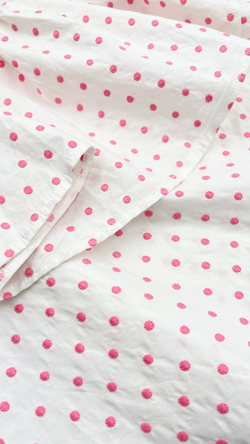 Top monospalla a pois