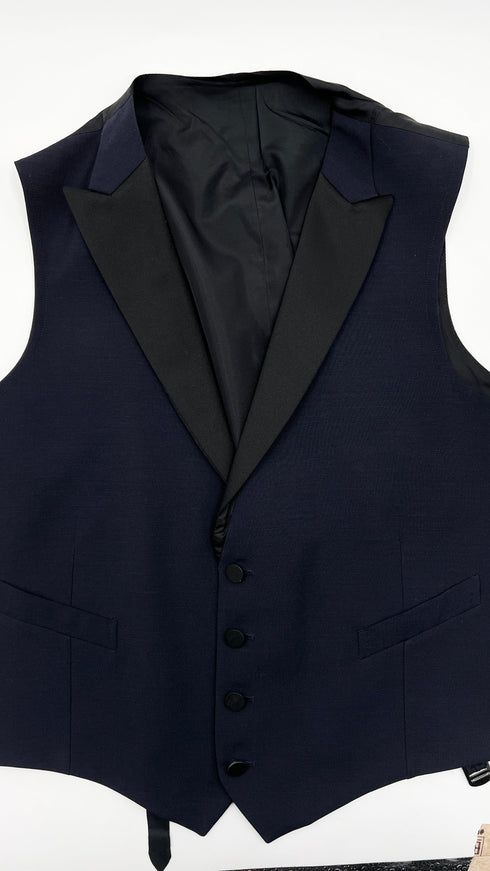 Completo tre pezzi blu