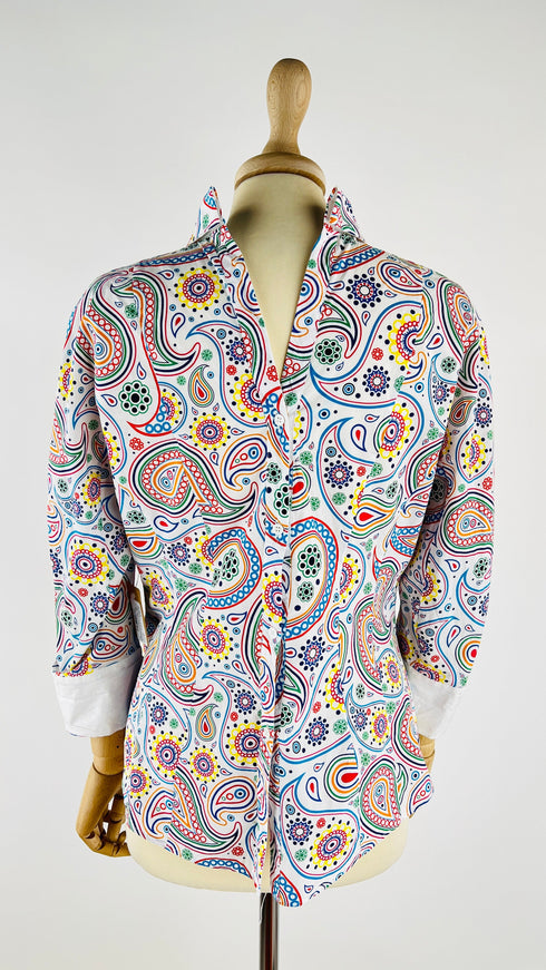 Camicia paisley multicolor