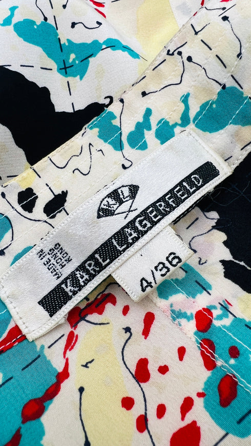 Camicia stampata vintage