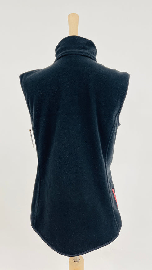 Gilet in pile nero