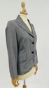 Blazer gessato di lana