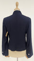Blazer blu bottoni logati