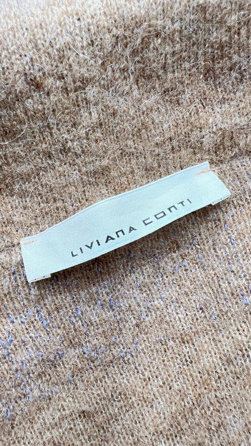 Soprabito in maglia a righe