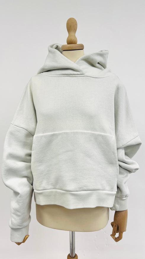 Felpa oversized in cotone