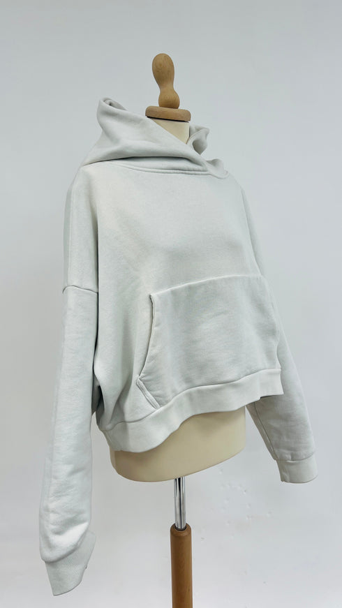 Felpa oversized in cotone