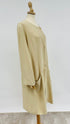 Soprabito beige girocollo