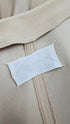 Soprabito beige girocollo