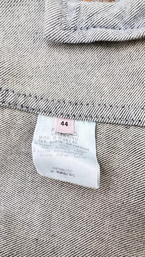 Giacca denim tasca "V"