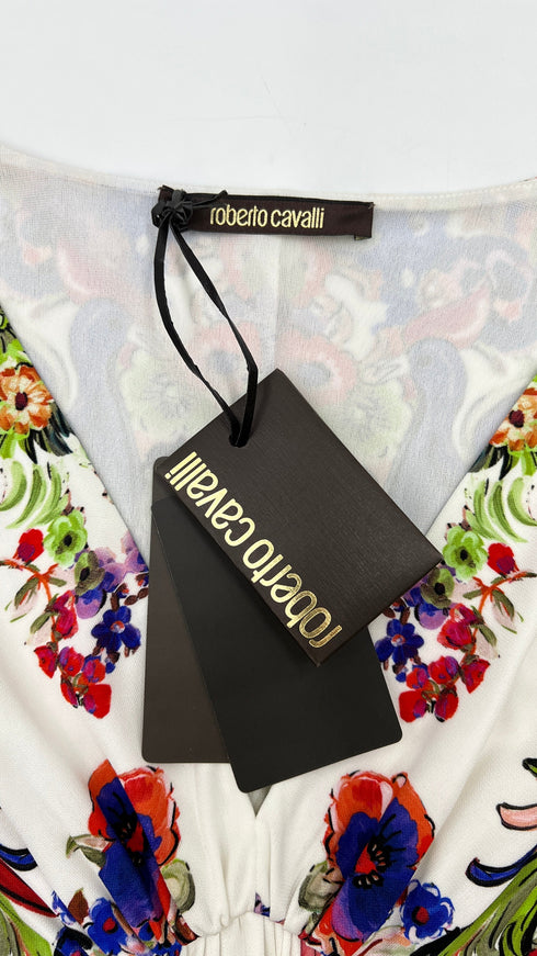 Abito a fiori con cartellino