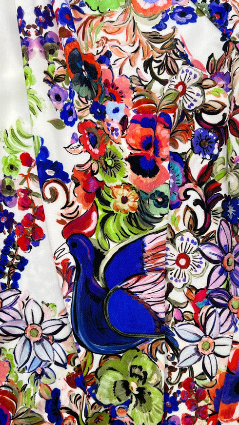 Abito a fiori con cartellino