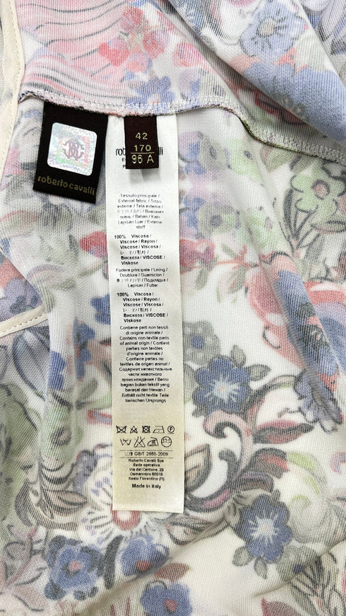 Abito a fiori con cartellino