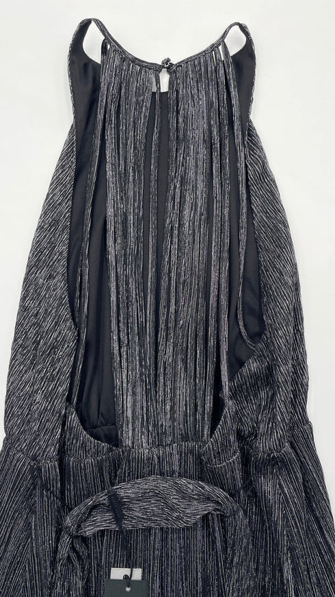 Abito lungo lurex con cartellino