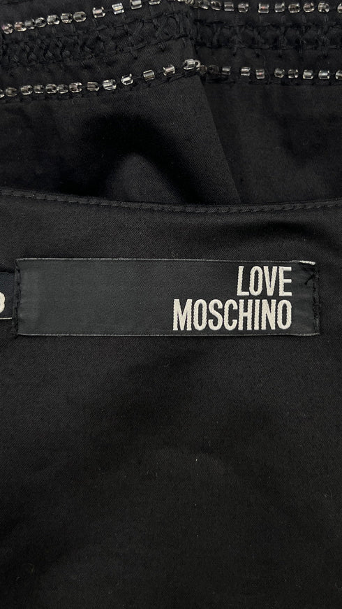 Abito corto ricami decoro