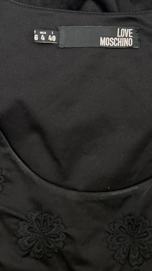 Abito corto ricami decoro