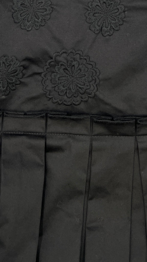 Abito corto ricami decoro