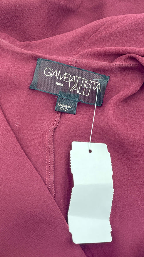 Abito lungo in crepe con cartellino