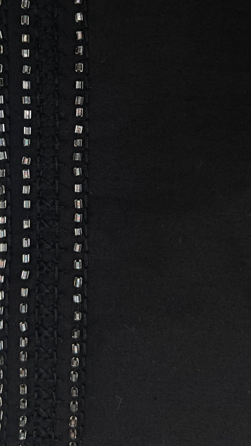 Abito corto ricami decoro