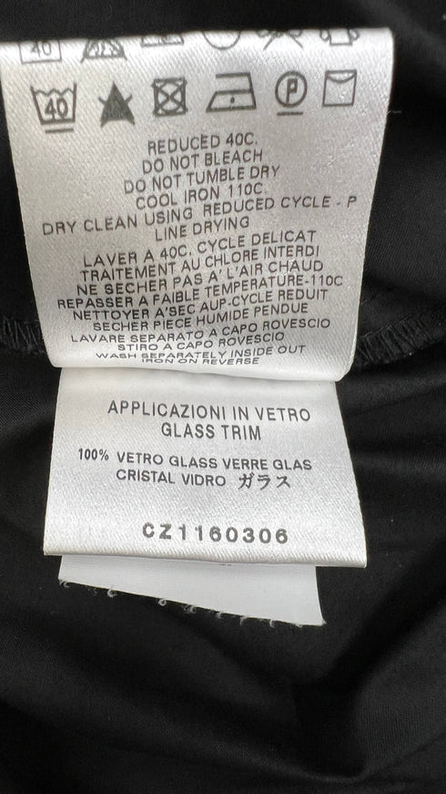 Abito corto ricami decoro