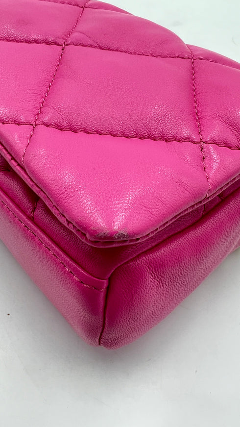 Borsa trapuntata doppia tracolla