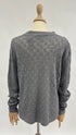 Cardigan a V traforato