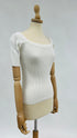 Maglia stretch a costine