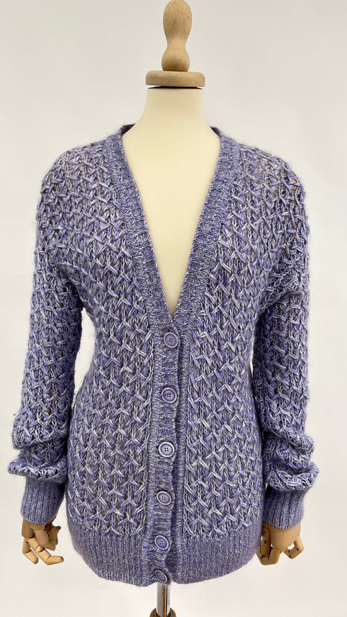 Cardigan a maglia larga