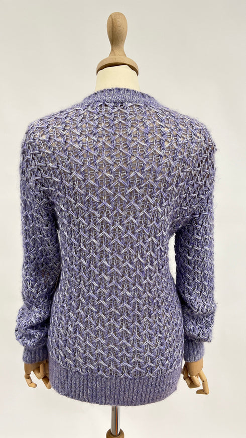 Cardigan a maglia larga