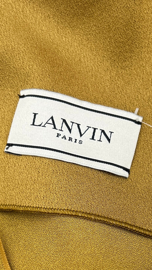 Top monospalla in raso