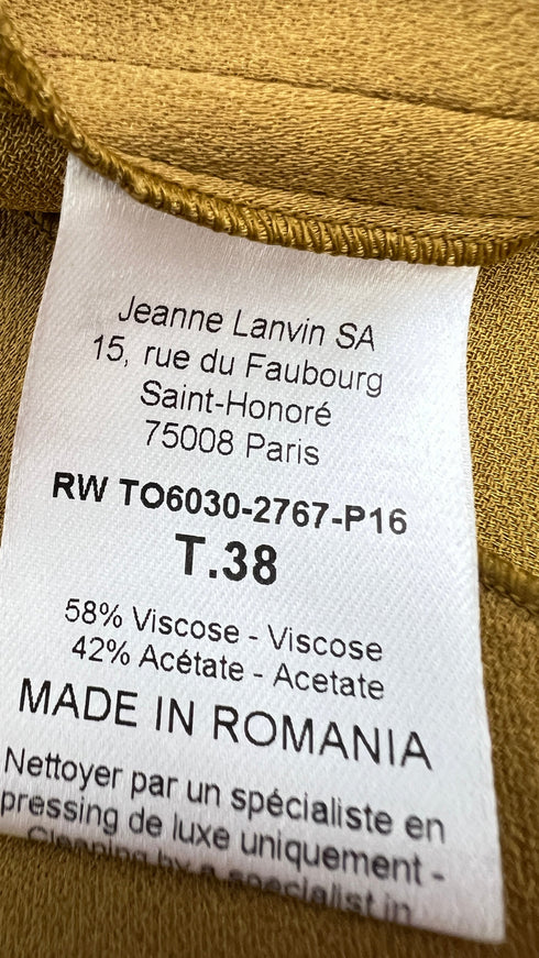 Top monospalla in raso