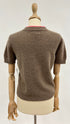 Maglia cachemire a maniche corte