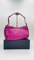 Borsa in pelle fuchsia