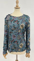 Maglia fantasia peonie
