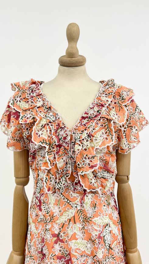 Abito midi san gallo stampato