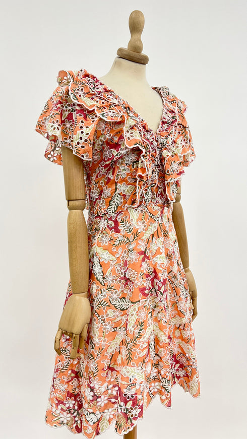 Abito midi san gallo stampato