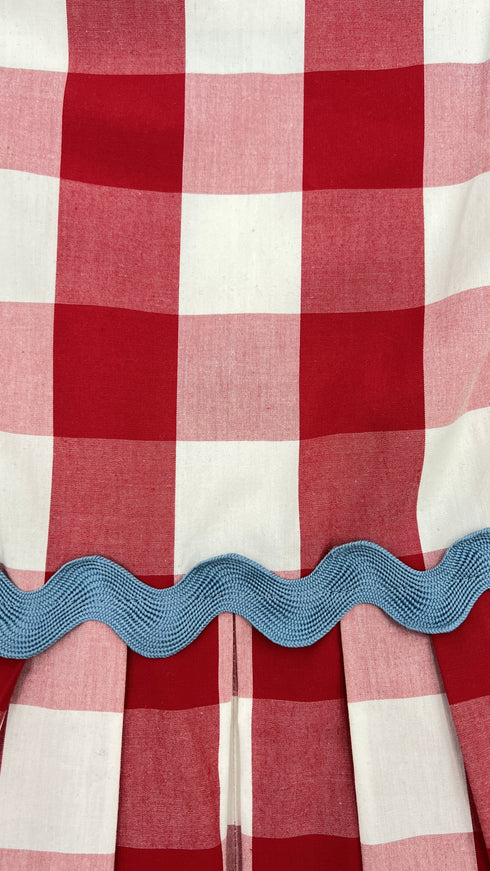 Abito lungo in vichy