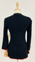 Maglia elasticizzata a costine
