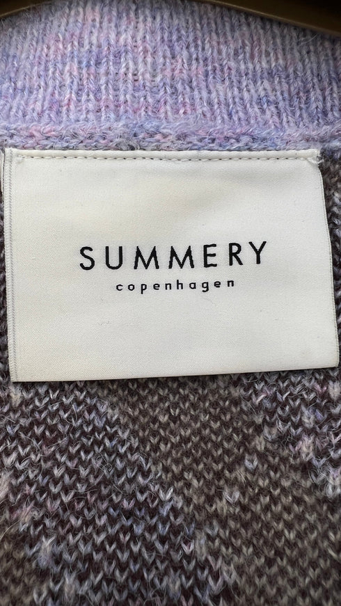 Cardigan lungo a rombi