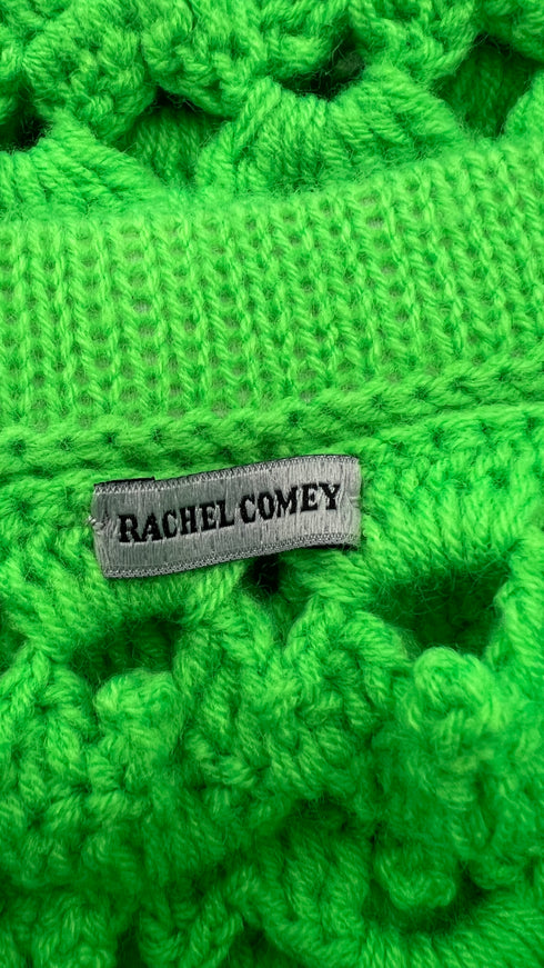 Gonna midi in maglia traforata