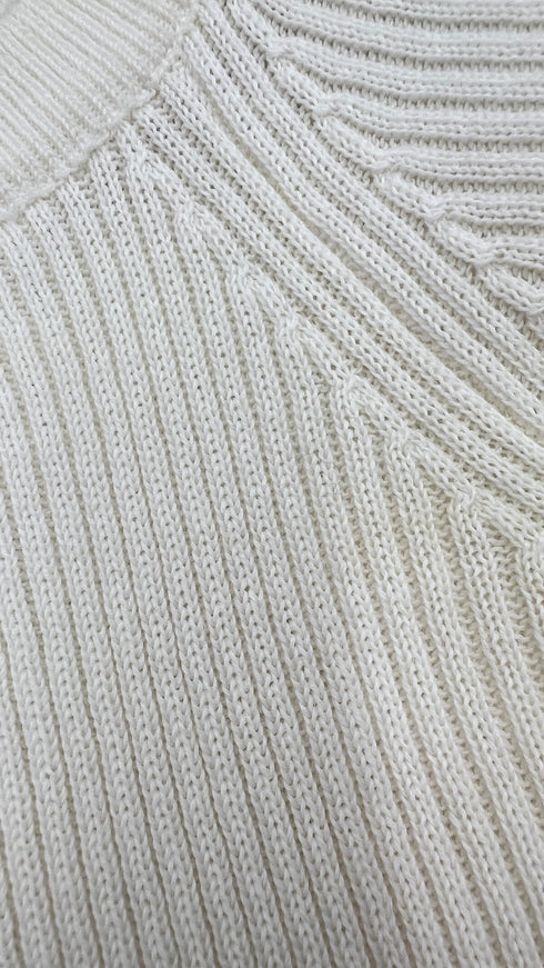 Maglia stretch a costine