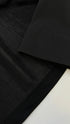 Longsleeve nera doppio tessuto
