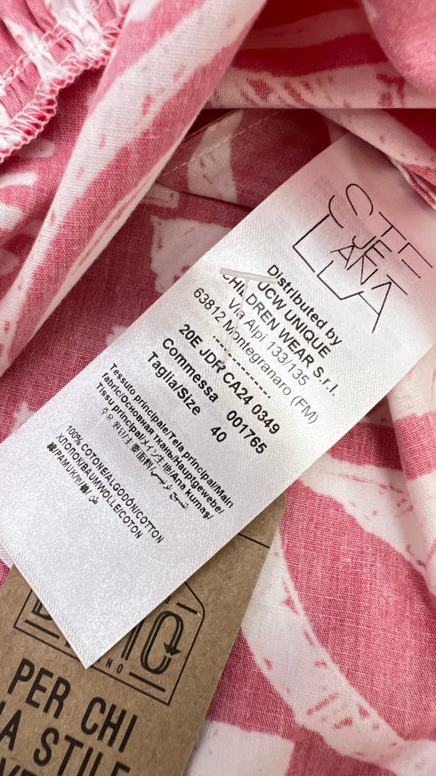 Smanicato stampato con rouches