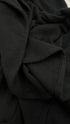 Maglia nera con rouche