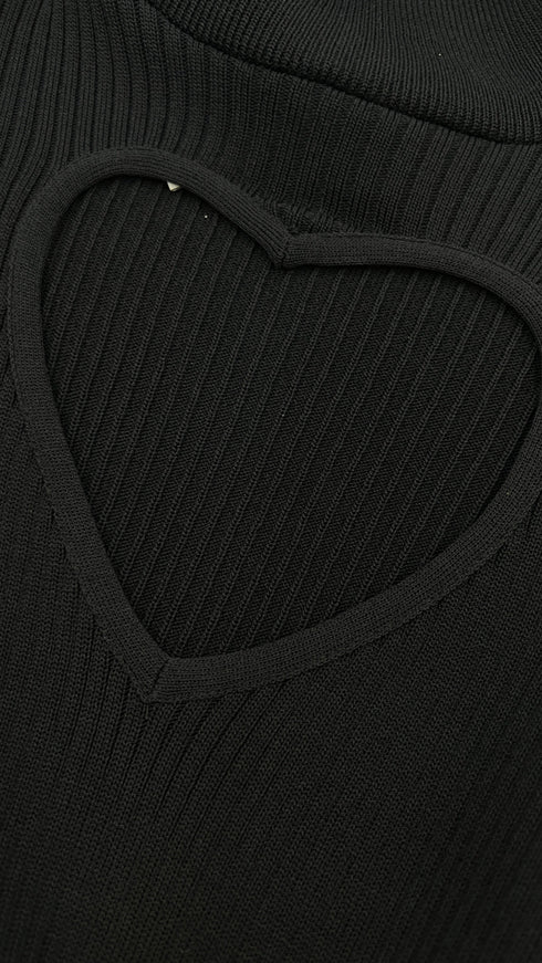 Maglia cut-out cuore