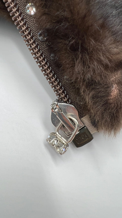 Pelliccia con strass