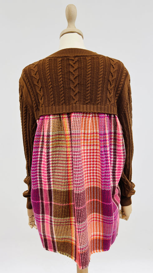 Maglione lana merino con cartellino