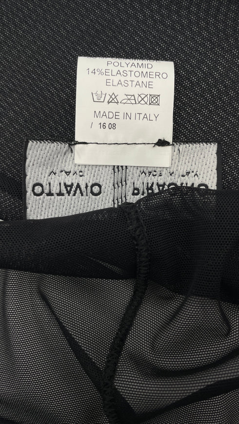 Coprispalle in tulle nero